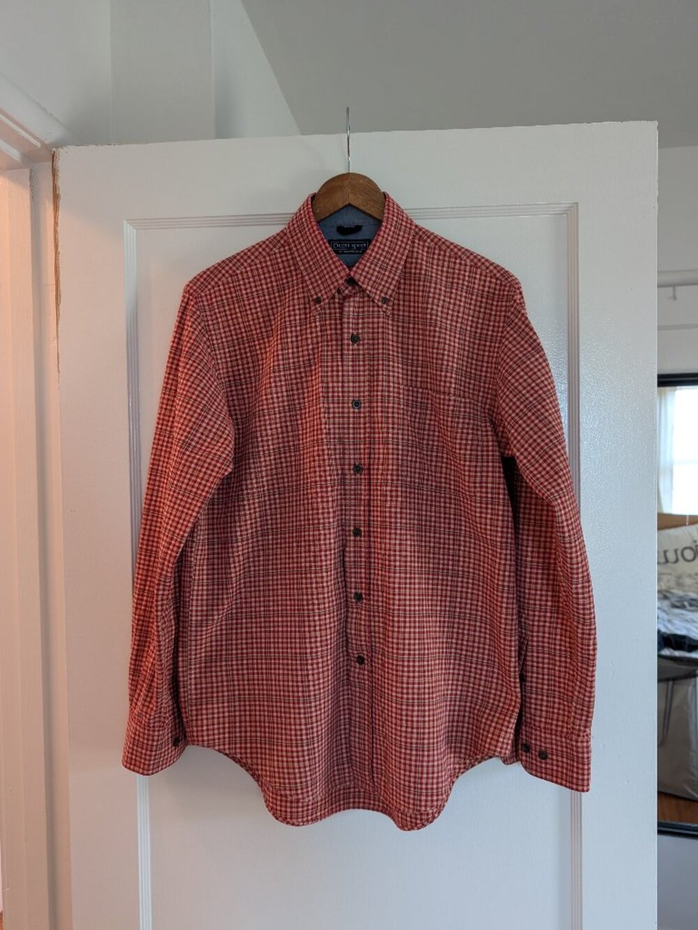 Dutti label Men's shirt - size EU 40 - red check